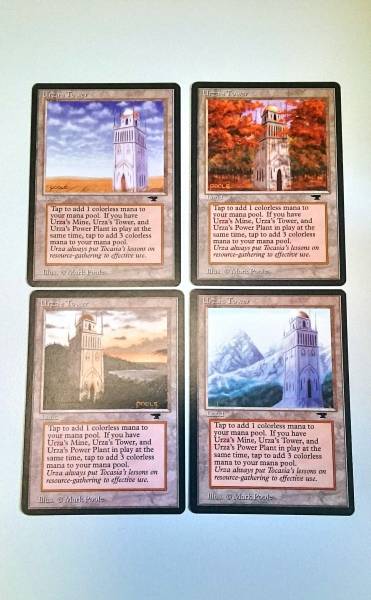 MTG ウルザの塔 英語 絵違い4枚セット [ATQ] ウルザランド 2026年最新