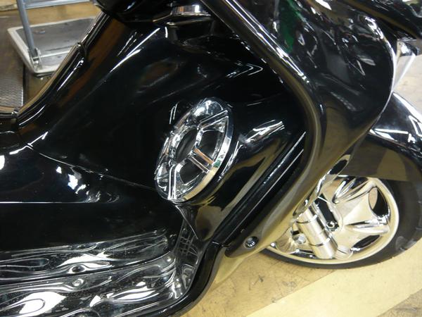 mf08 ステップスピーカー FORZA MF08 前期／後期パワードダッシュスピーカーボード[ 黒