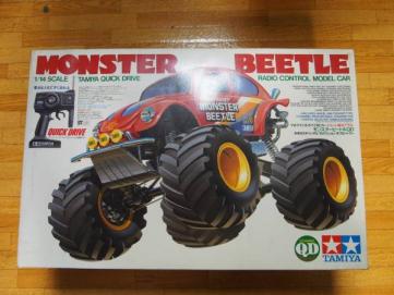 ☆絶版 未使用 希少 青 RC タミヤ モンスタービートル QD MONSTER
