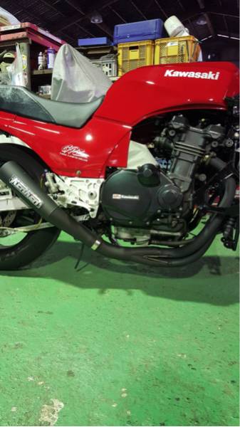 GPZ900R GPZ750R 忍者 GPZ900R ワンオフKERKERマフラー(マフラー本体 