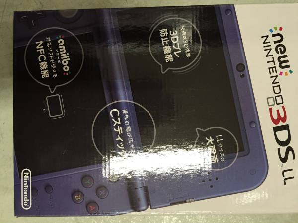 ★任天堂　ｎｅｗ3DSLL　メタリックブルー　新品未開封★