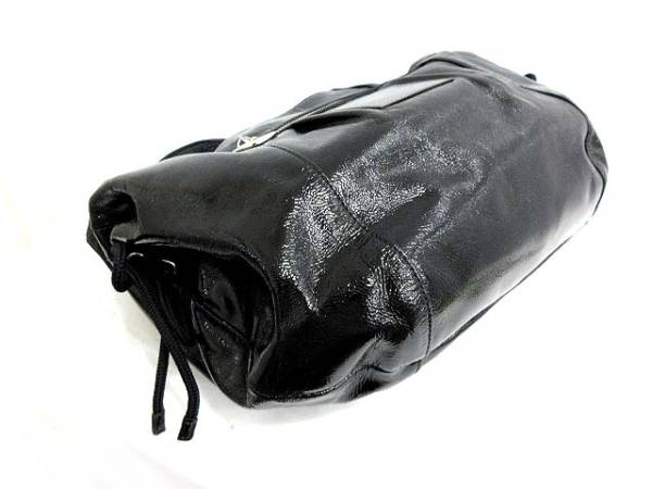 コーチ COACH ショルダーバッグ ポピー パテントレザー 黒 15790 /EK