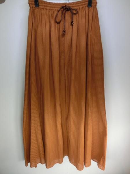 ♪新品★EDITION/エディション(36）★キャメルギャザーマキシスカート
