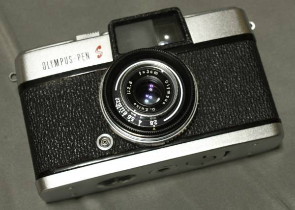 オリンパス PEN S 【美品・動作品・整備済み】② ♪♪OLYMPUS オリンパス・ペンS ☆整備済み PEN 整備済・完動品 OLYMPUS