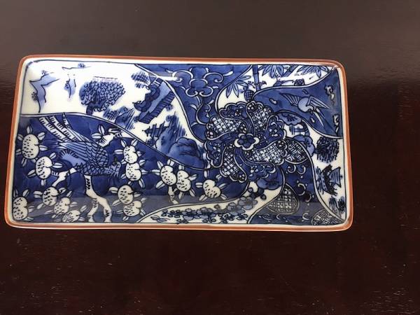 平戸松山窯 三川内焼 染付祥瑞 高台小鉢 5客 輪花鉢 平戸松山 | 三川内