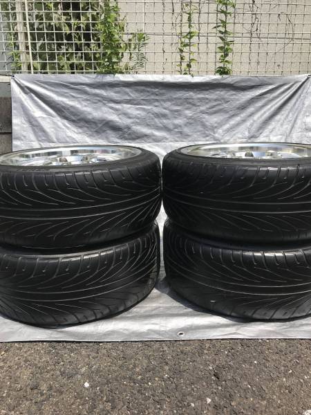マナレイスポーツ 深リム マナレイ VR5 メッキ 18インチ 8.5J ミゾあり