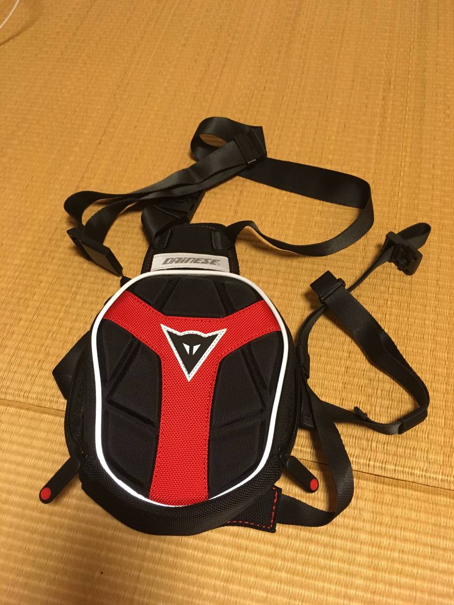 ダイネーゼ Dainese D-Exchange Leg Bag Small 684 赤色 レッグバッグ