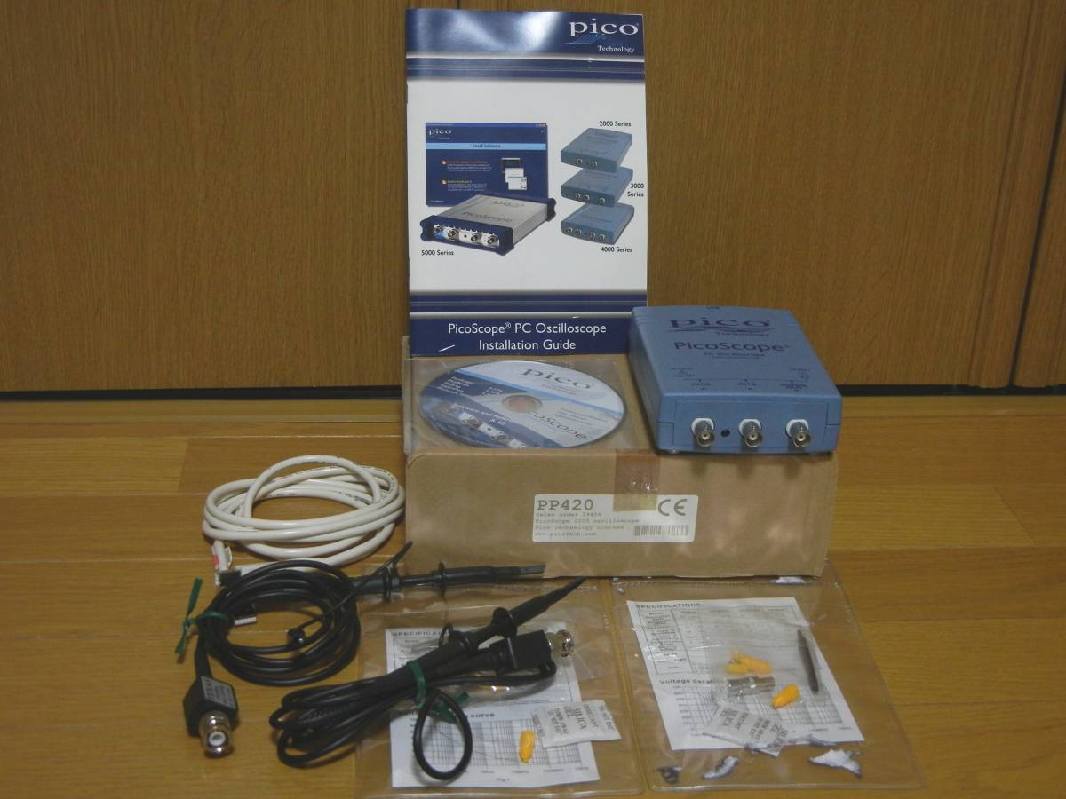 PicoScope 2205　PCオシロスコープ　使用頻度少　綺麗