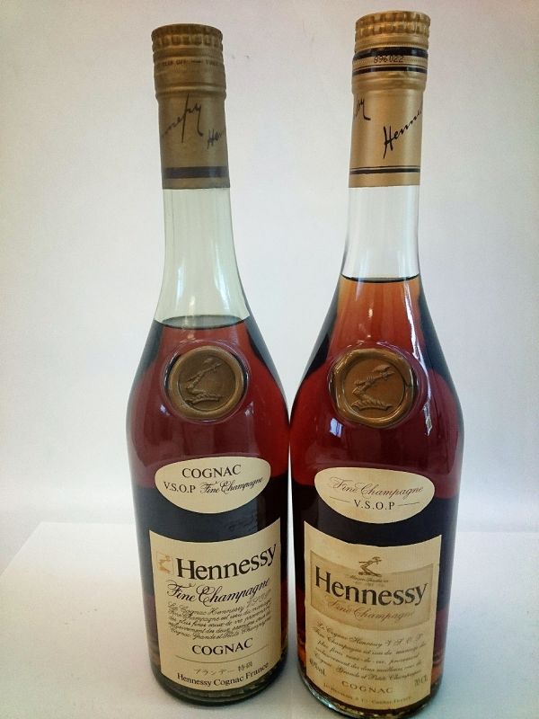 ∀【未開栓】HENNESSY/ヘネシー VSOP グリーンボトル×1本 クリアボトル