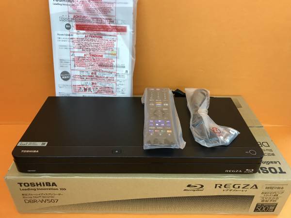 電174-314♪♪超美品 TOSHIBA レグザ ブルーレイディスクレコーダー DBR-W507 500GB 2017年製