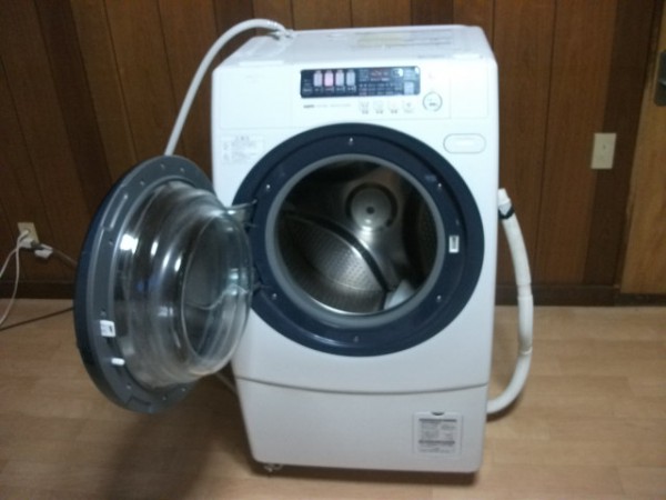 SANYO 三洋 ドラム式 全自動洗濯乾燥機 AQUA AWD-AQ380-L(W) 洗濯9kg