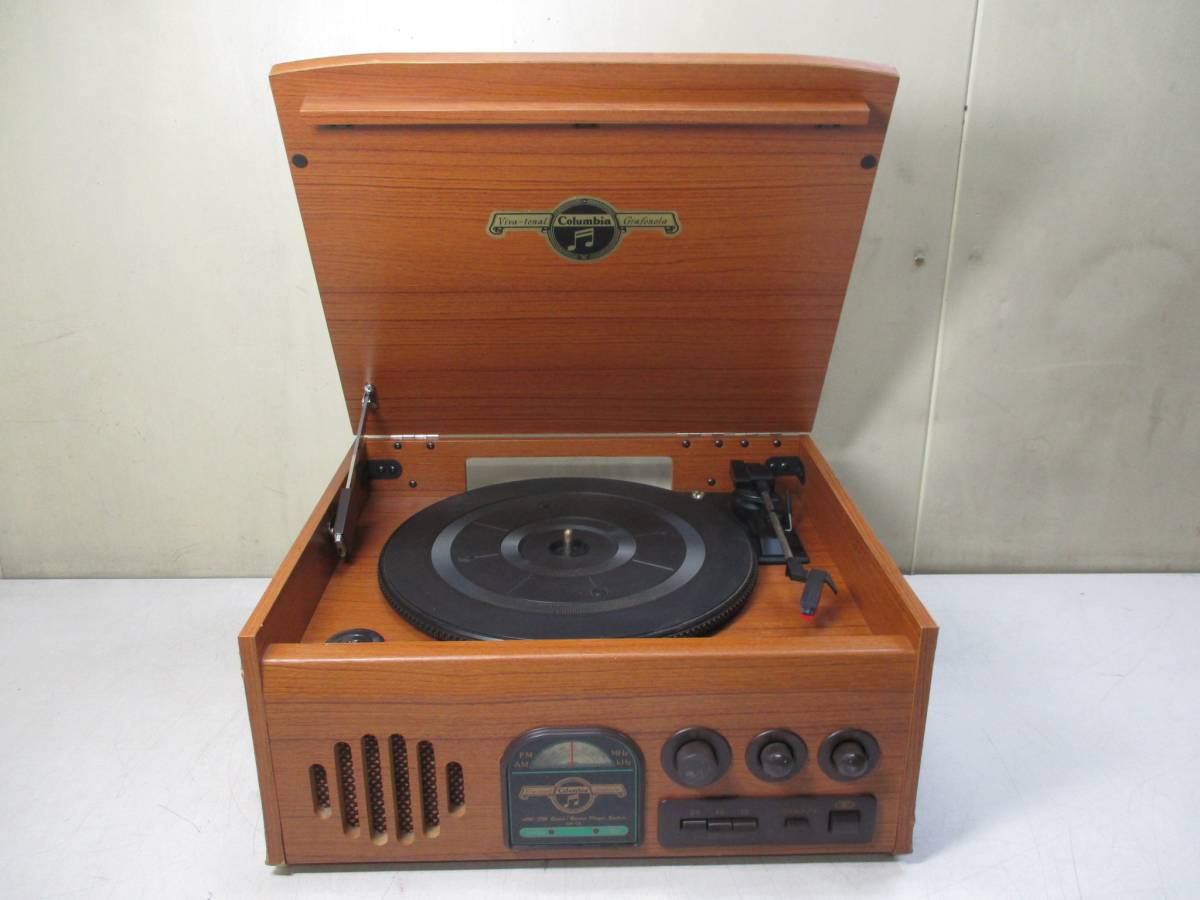コロムビア GP-60 CD⁄カセット⁄ラジオ⁄レコードプレーヤー 音聴機