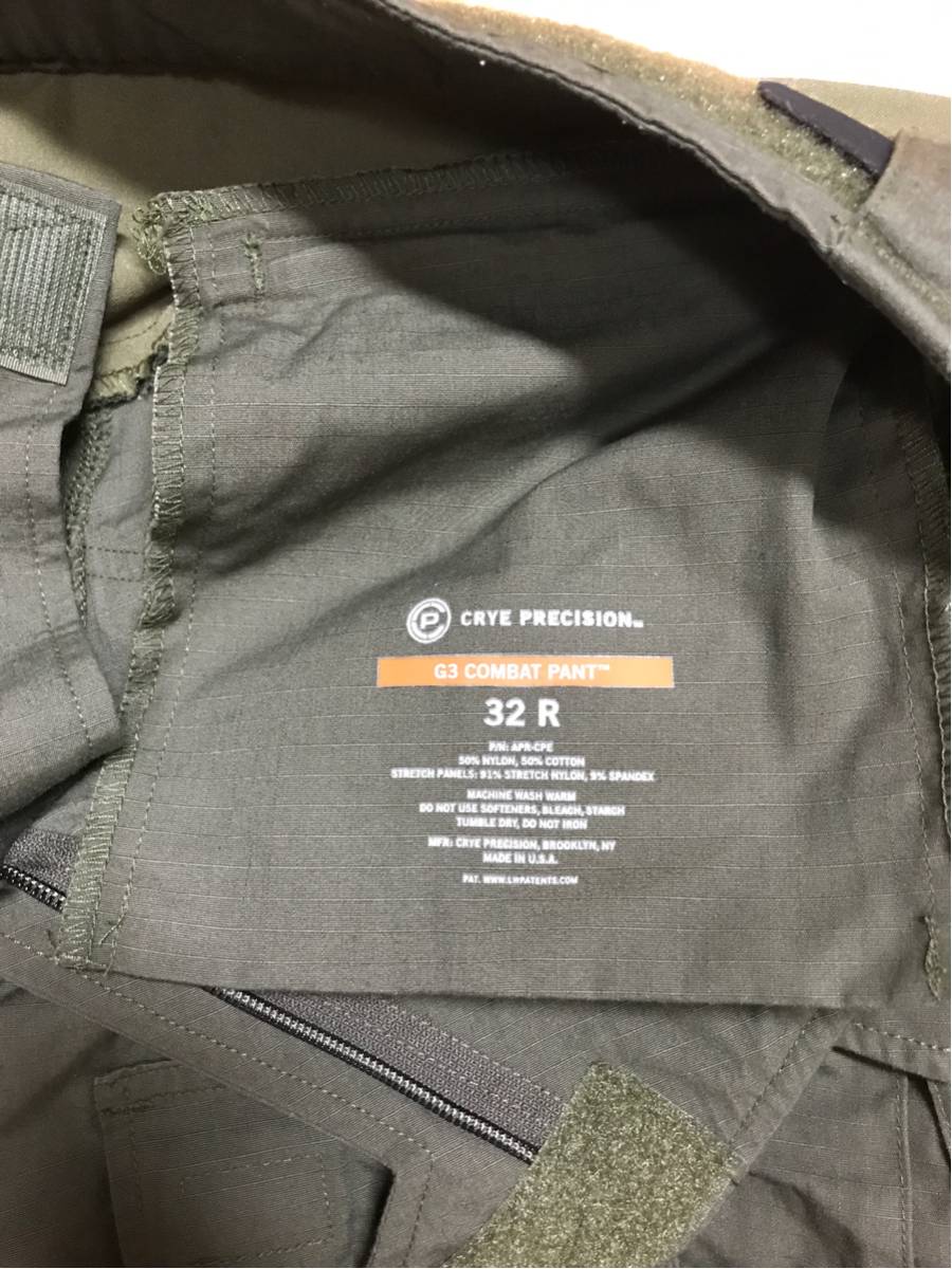 CRYE PRECISION コンバットパンツ 32R RG【1回使用】_3