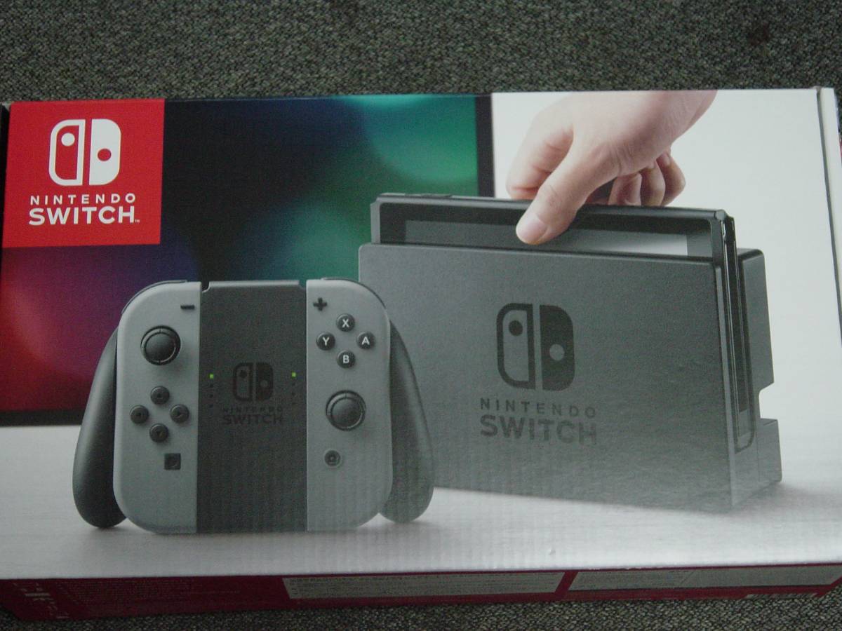 Nintendo switch本体一式 グレー Switch 本体 グレー (保護シール付)＋
