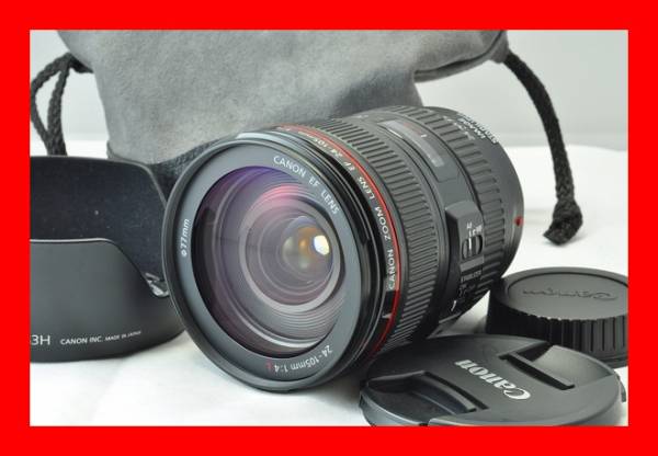 ワンオーナー 極美品□CANON キャノン EF 24-105mm 1:4 L IS USM□綺麗