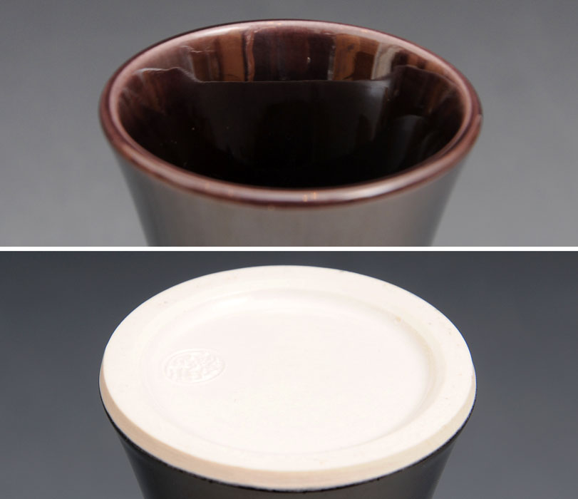 W80 棗 『青交趾 花籠』『中村翠嵐 造』 共箱 茶道具 W80 棗