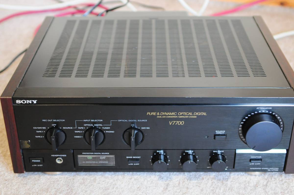 ☆ SONY TA-V7700 動作良好 ES譲りのミニアンプ ☆ TA-V7700 Sony - +DAC