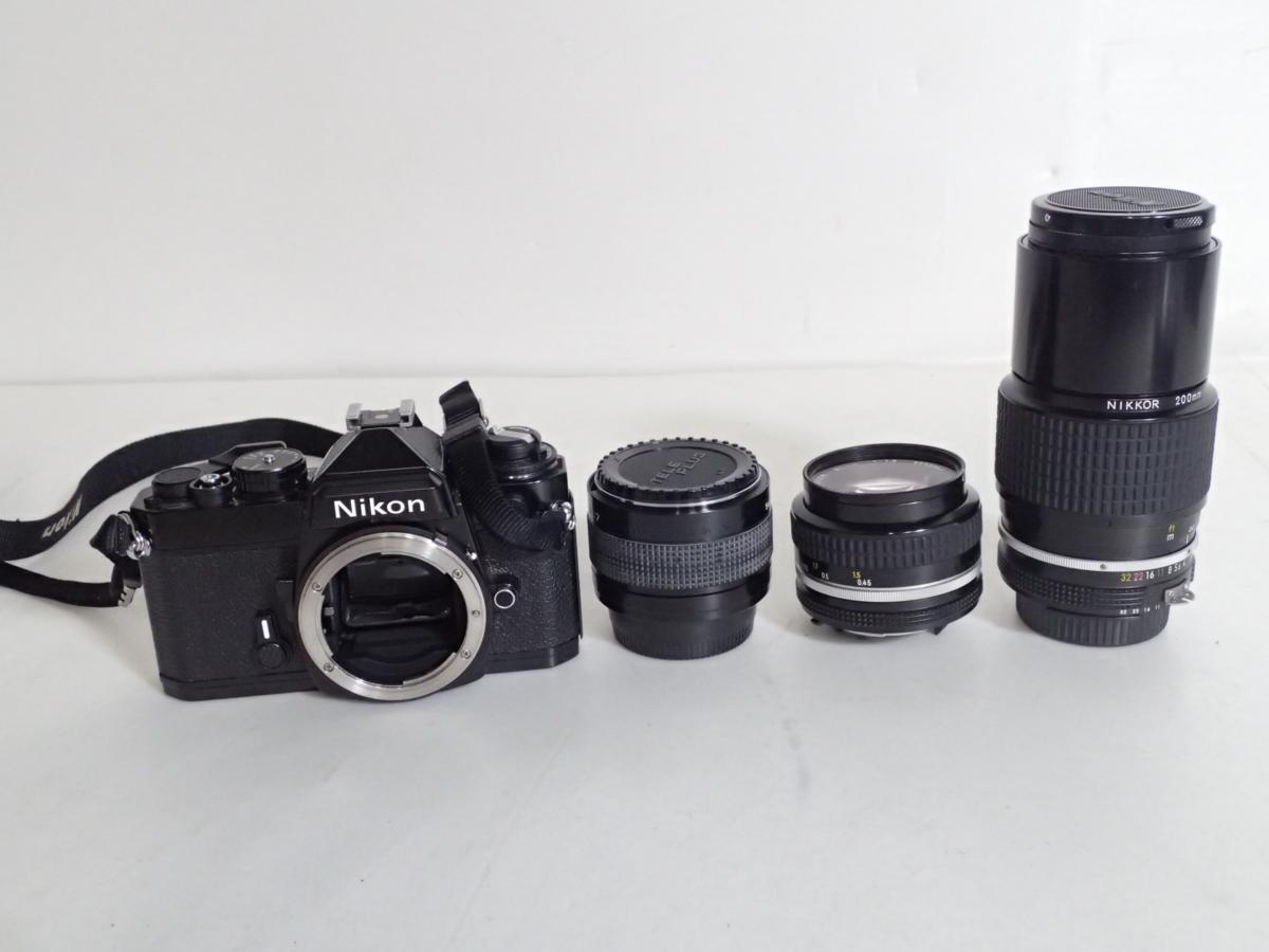 ニコン Nikon FE フィルムカメラ Nikkor 50mm f/1.8 単焦点レンズ