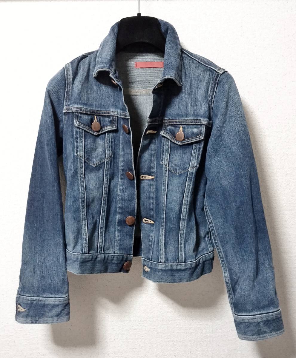 新品同様 RED CARD 定価2.5万 mercer デニムジャケット 0 Sサイズ 
