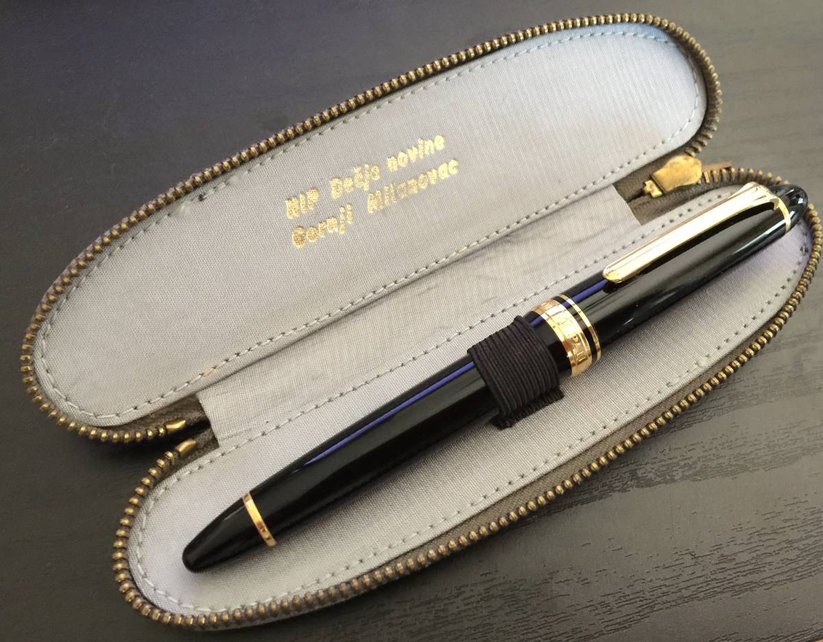 極美品*売り切り*Mont Blanc*モンブラン*一本挿し用ペンケース*外出