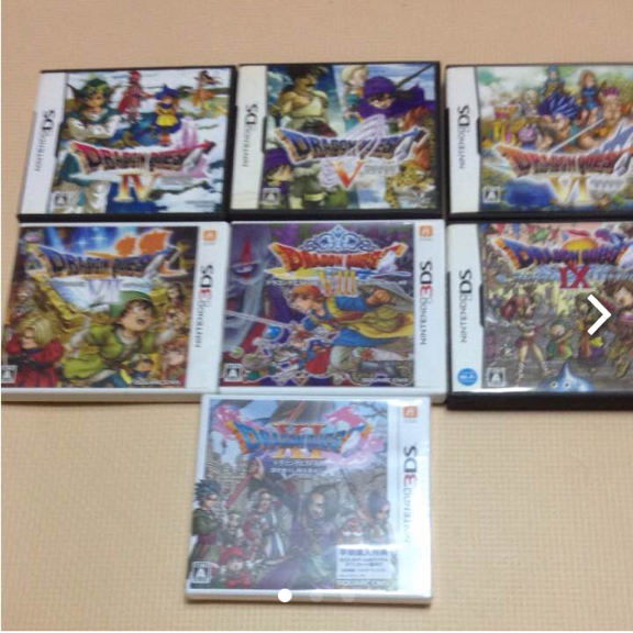 ドラゴンクエスト　3ＤＳ　Ⅳ〜Ⅷ 5本セット DS 3DS ドラゴンクエストⅣ・Ⅴ・Ⅵ・Ⅶ・Ⅷ・Ⅸ・・7本セット