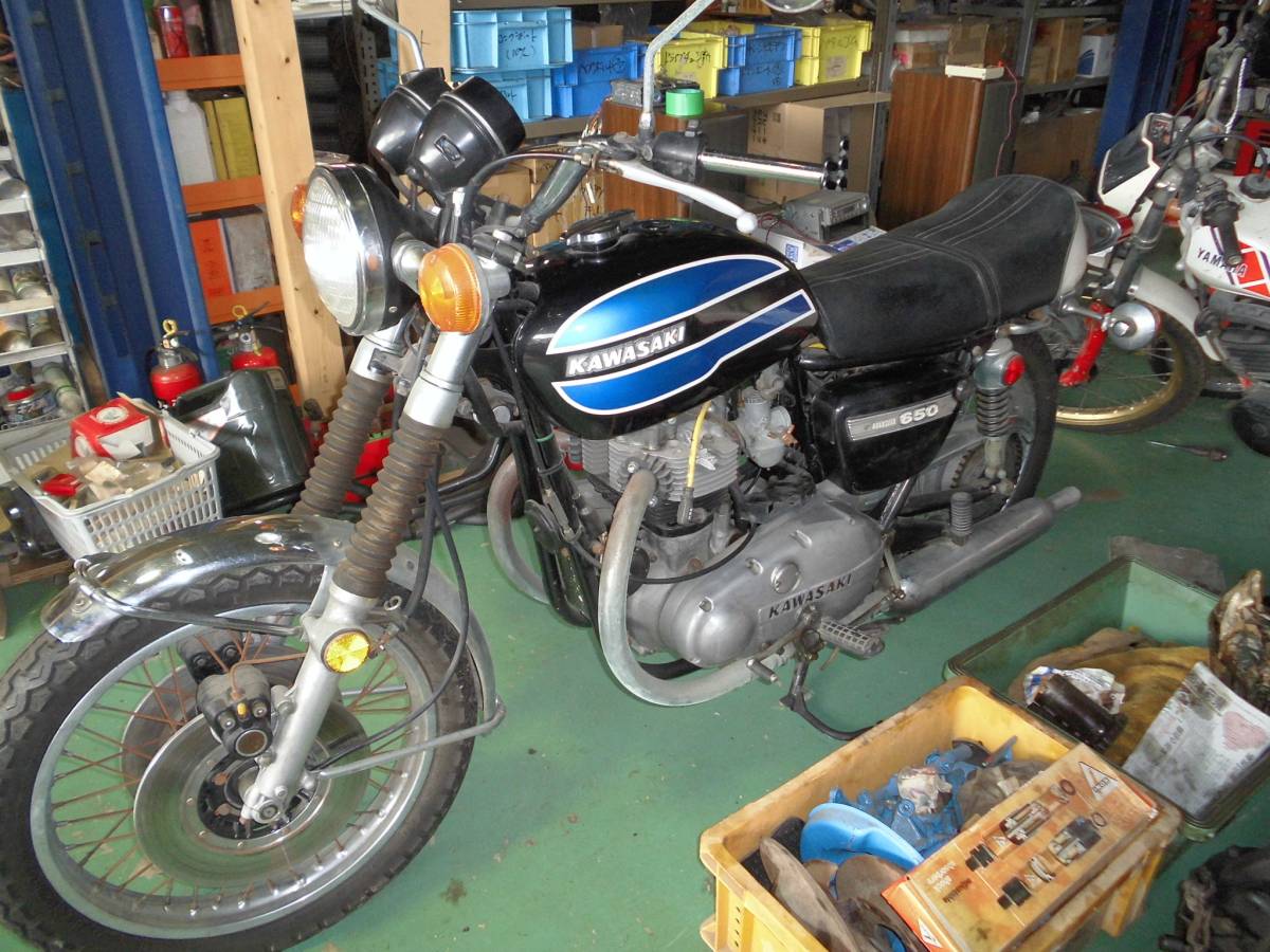 カワサキW3 RS 昭和50年式 走行距離23759キロ 美車
