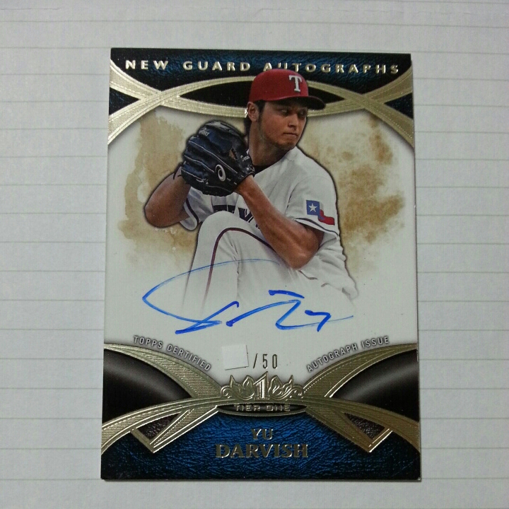 Topps New Guard Autographs ダルビッシュ /50