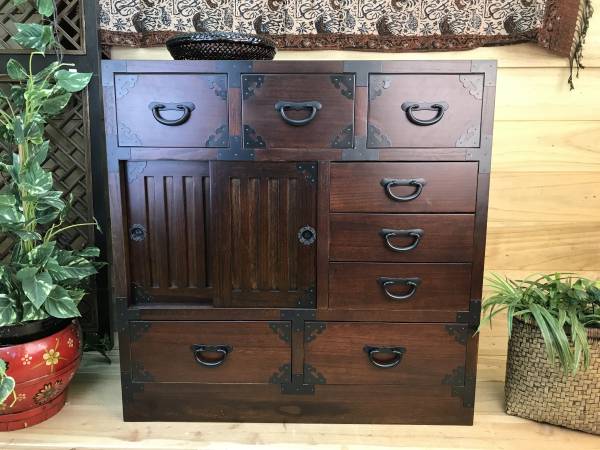 美品 岩谷堂箪笥 整理箪笥 4段 和箪笥 チェスト ☆展示品☆ 岩谷堂箪笥 4段チェスト/整理タンス/和箪笥 42万