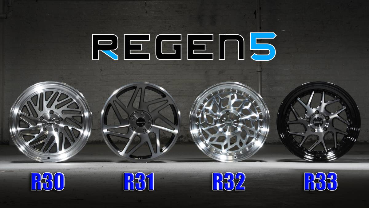 Really 値下げ！Regen5 R32 18x9.5+38 5x100 Concave USDM