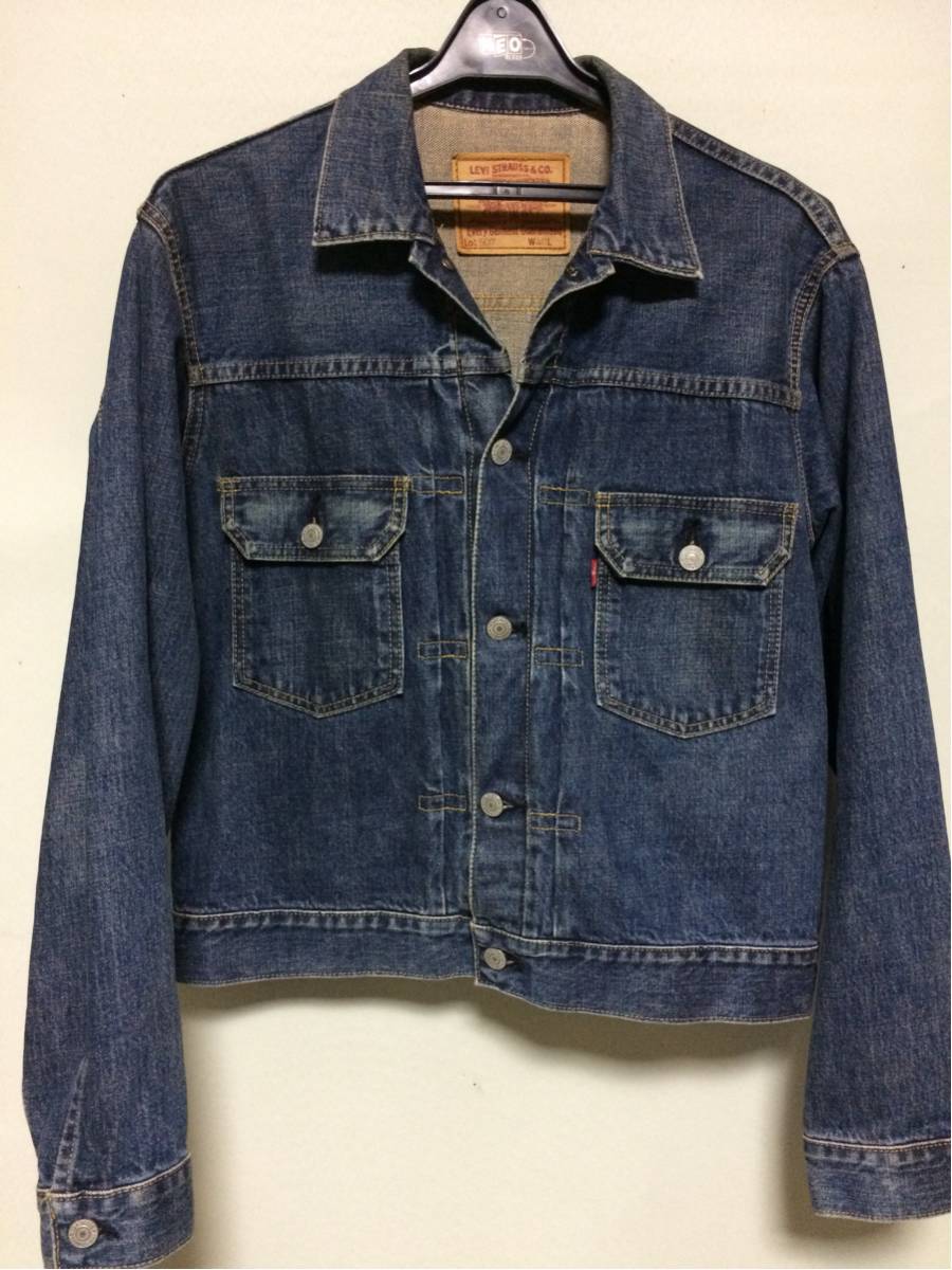 90's Levi's 71507-XX(36)2nd ジャケット 赤耳 日本製 Levi's