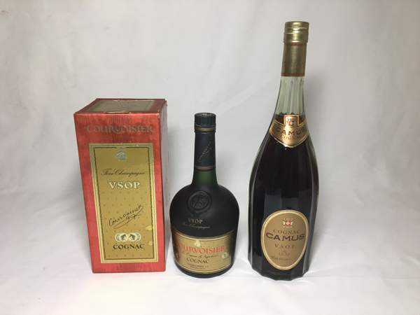 【未開栓】COURVOISIER NAPOLEON 2本　VSOP 1本 セット 2本セット 古酒 未開栓 COURVOISIER VSOP/カミュ VSOP de LUXE 【公式
