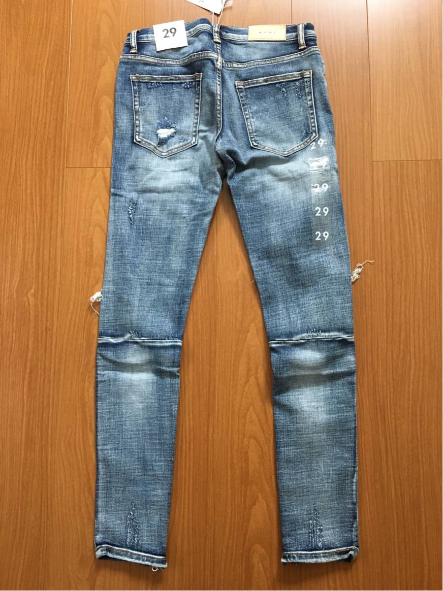 mnml M1 STRETCH DENIM Blue28 ストレッチデニム ミニマル supreme YEEZY adidas NIKE ⑤ ...