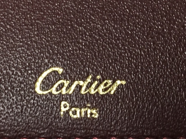 美品Cartier カルティエ マストライン 札入れ 長財布 二つ折り 美品Cartier カルティエ マストライン 札入れ 長財布 二つ折り