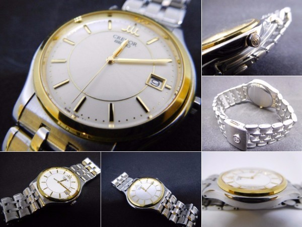 動作保証 SEIKO CREDOR 8J86-7A00 メーカーにて電池、パッキン交換、洗浄済み　セイコー　クレドール