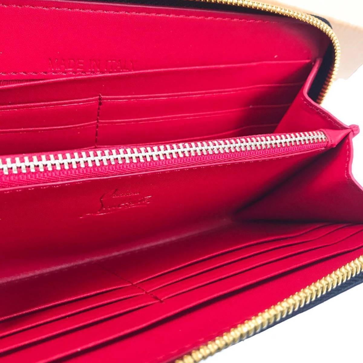 極美品 クリスチャンルブタン 長財布 極美品 christian louboutin 