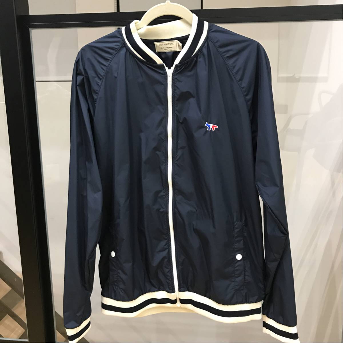 MAISON KITSUNE キツネ ナイロンブルゾン XL 新品未使用 ネイビー 