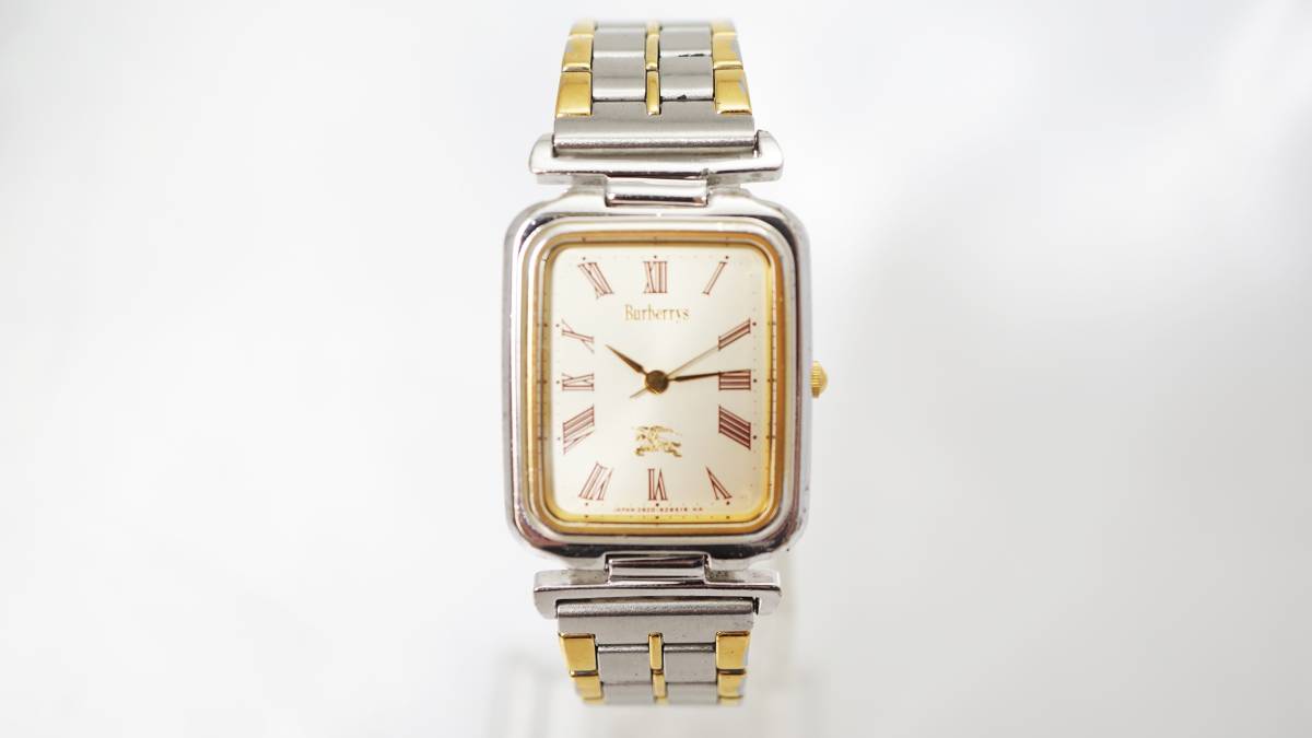 ○Burberrys バーバリー コンビカラー 2833-268954Y 3針 クォーツ 