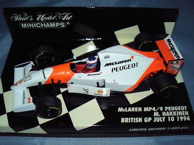 1994 PMA 1/43 マクラーレン・プジョー MP4/9 ミカ・ハッキネン 1994