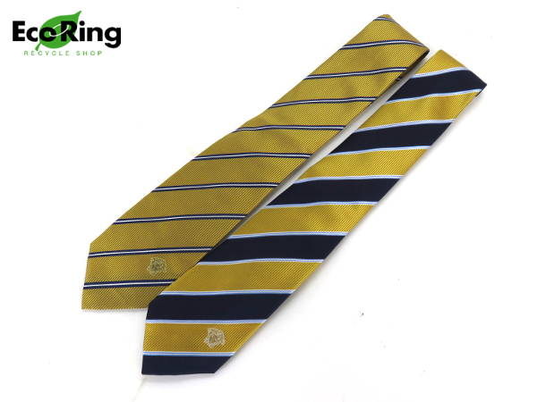 1円 未使用 ヴェルサーチ ストライプ シルク100％ ネクタイ 計2点セット DE325