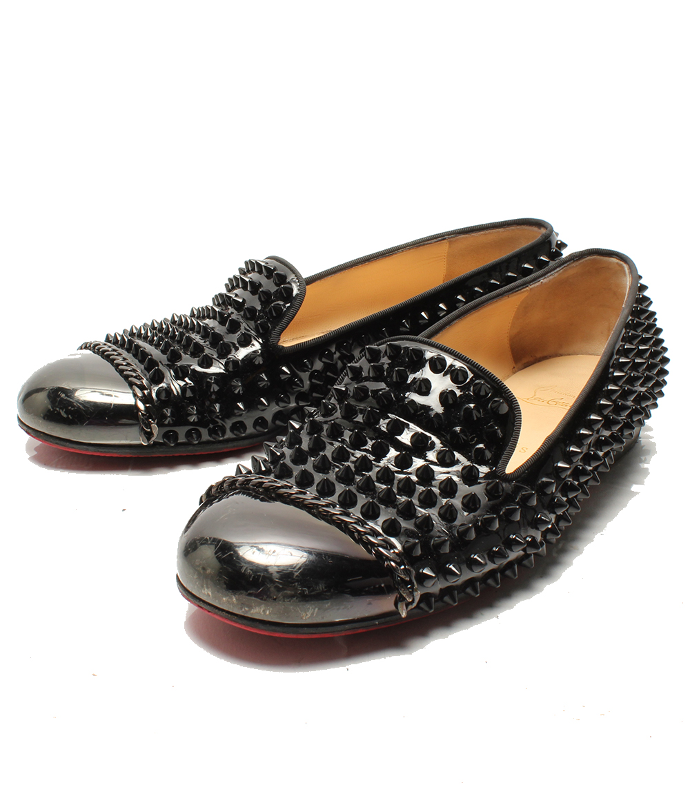 クリスチャンルブタン スタッズフラットシューズ Christian Louboutin