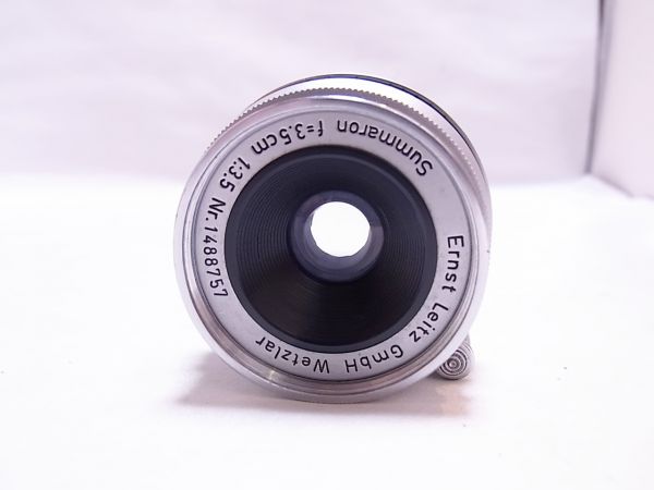 △▽Ernst Leitz GmbH Wetzler Summaron f＝3.5cm 1：3.5 レンズ△▽