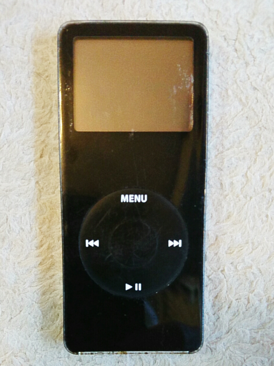 iPod nano 第1世代 A1137 1GB ブラック動作未確認 本体のみ ⑤ オマケ