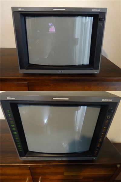 SONY Trinitron カラーテレビ ブラウン管テレビ PVM-14N2J
