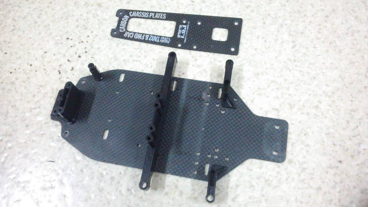 レア？ タミヤ TA02 FF01 カーボンダブルデッキシャーシ TT-02 FF-01