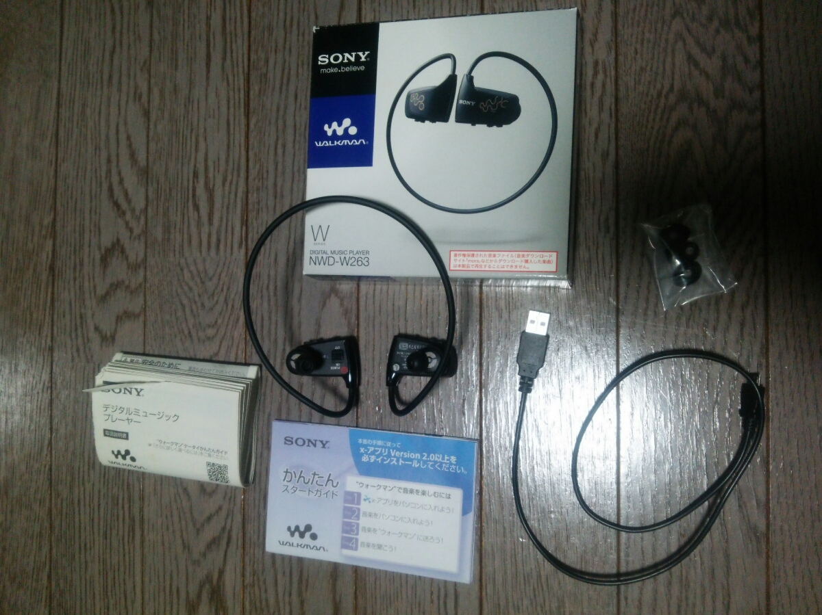 SONY ウォークマン Wシリーズ 4GB ヘッドホン一体型 防水タイプ SONY ウォークマン Wシリーズ 4GB ヘッドホン一体型 防水タイプ