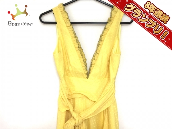 グレースコンチネンタル GRACE CONTINENTAL ワンピース イエロー レディース