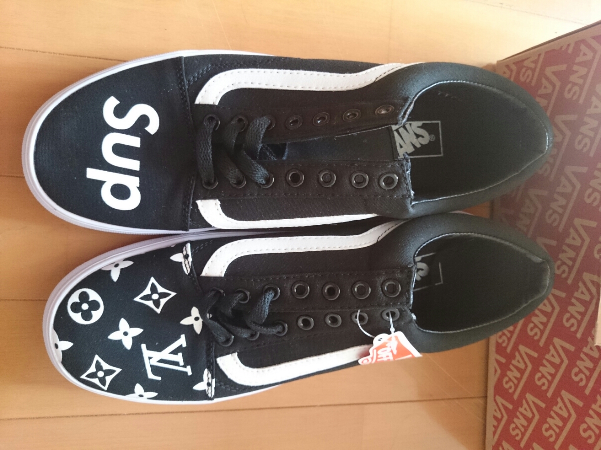 新品未使用品supreme louis vuitton vans シュプリーム、ルイヴィトン 