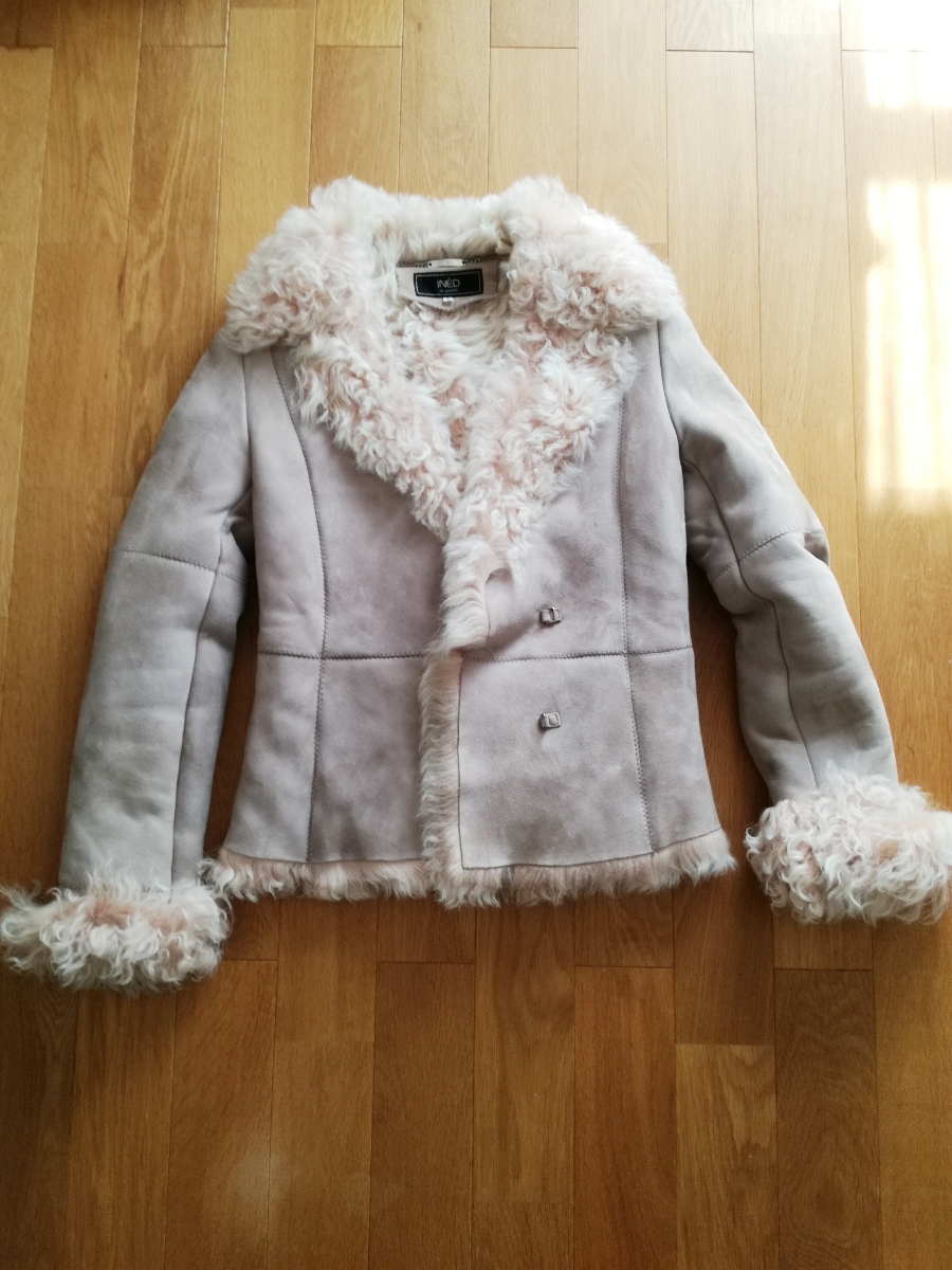☆1円～LA RIVA BIANCA リアルファー付きコート