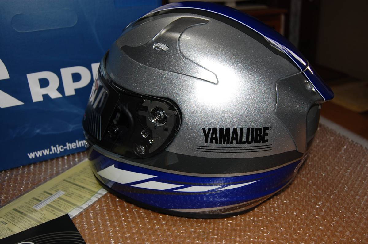 ヤマハ純正ヘルメット　フルフェイス　ワイズギア　ヤマルーブ　HJC製　定価56100円　Mサイズ　YZR　値下げしました