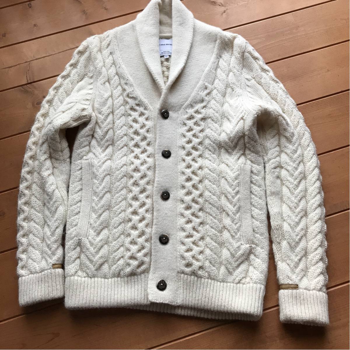 di via mezzo カシミヤ100 美品 - ボルドー カーディガン カシミヤ100 